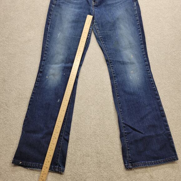 Levi Strauss & Co 520 Curvy Bootcut Jeans Women's Size Medium Dark Blue - Picture 6 of 9